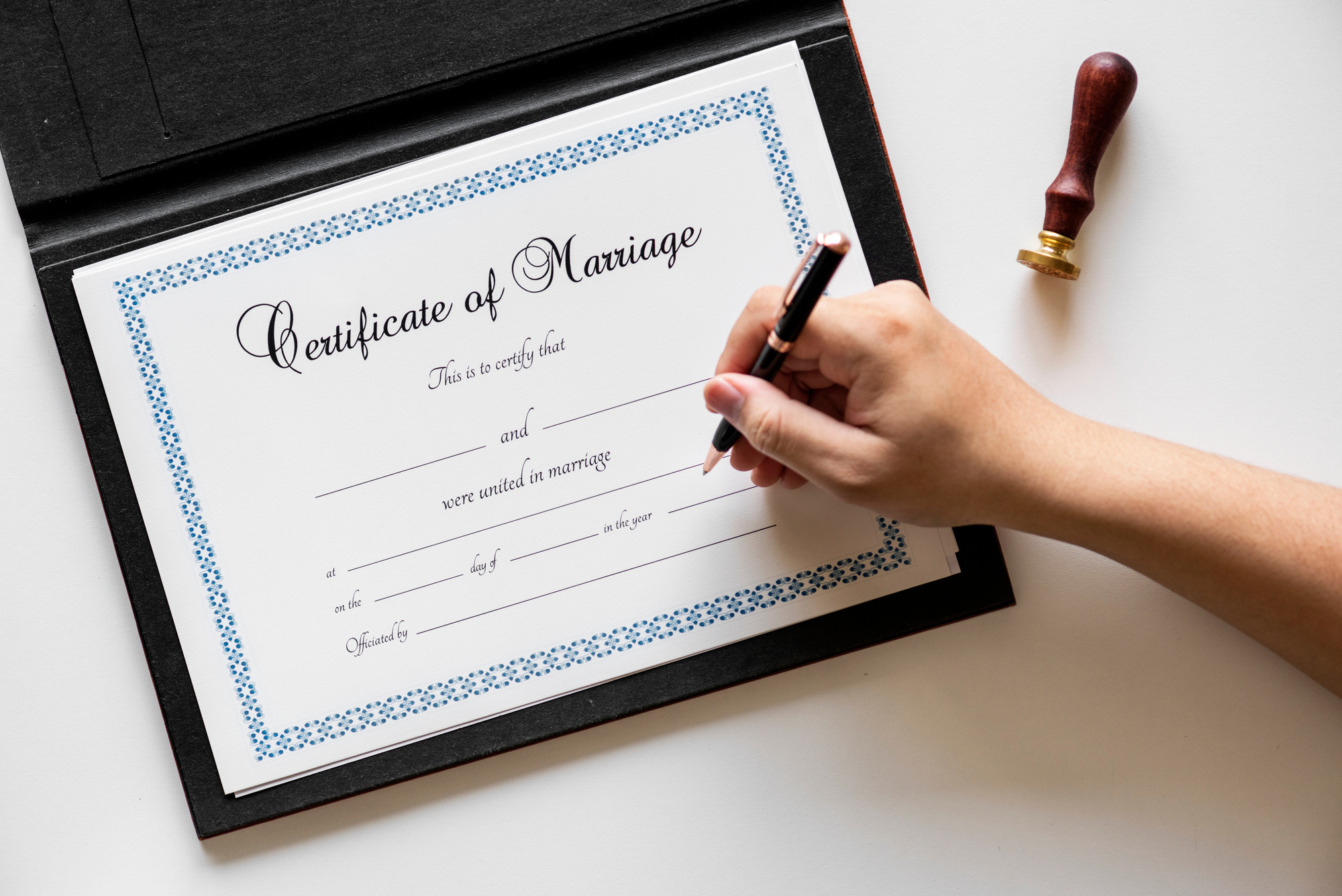 结婚证书 Certificate of Marriage